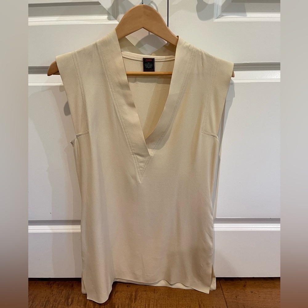 Jean Paul Gaultier ivory beige tank top/tunic